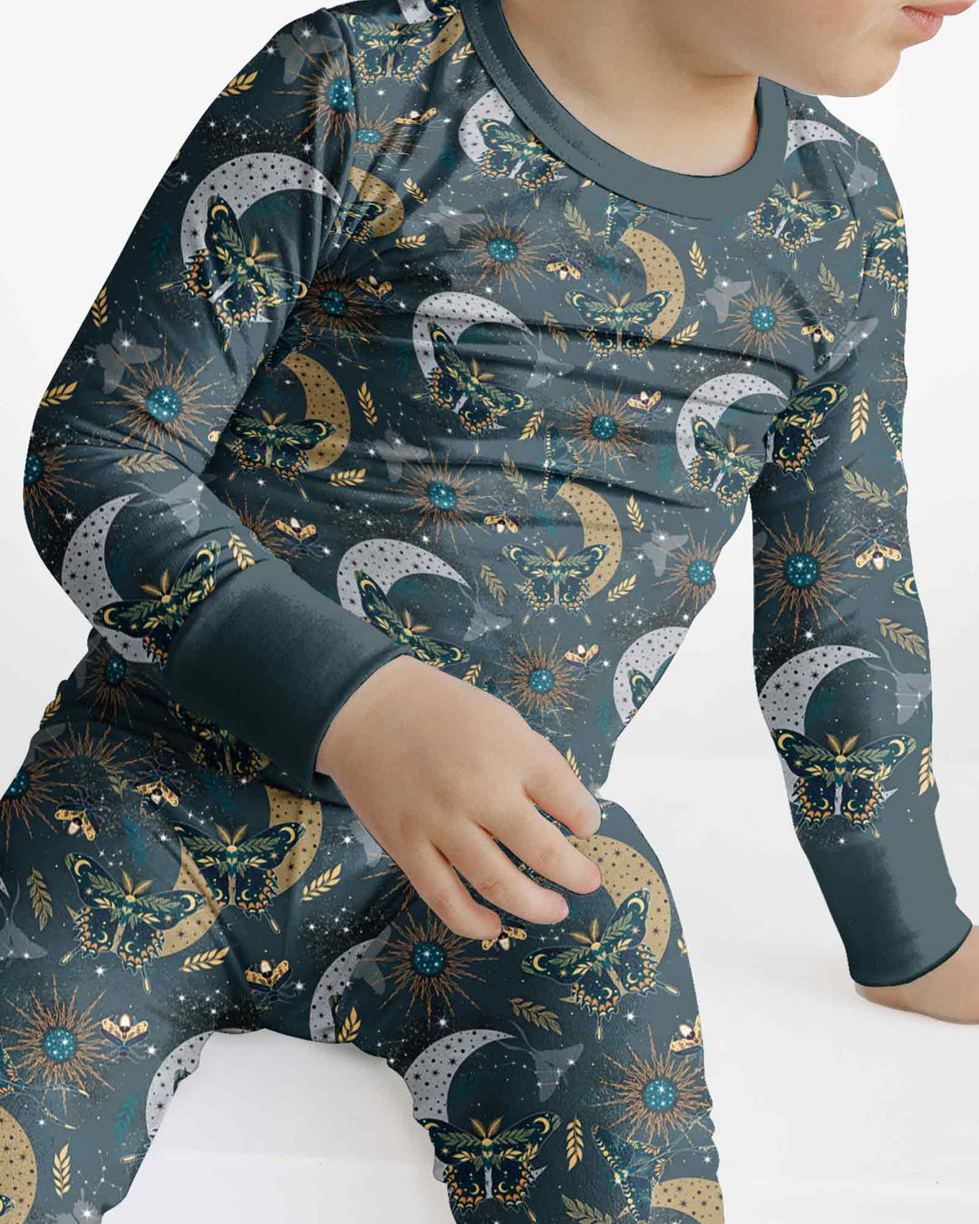 Template Bamboo Two Piece Long Sleeve Pyjamas Set