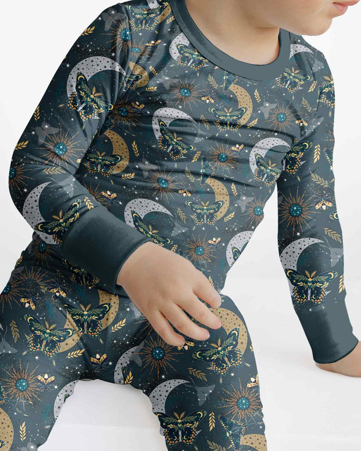 Template Bamboo Two Piece Long Sleeve Pyjamas Set
