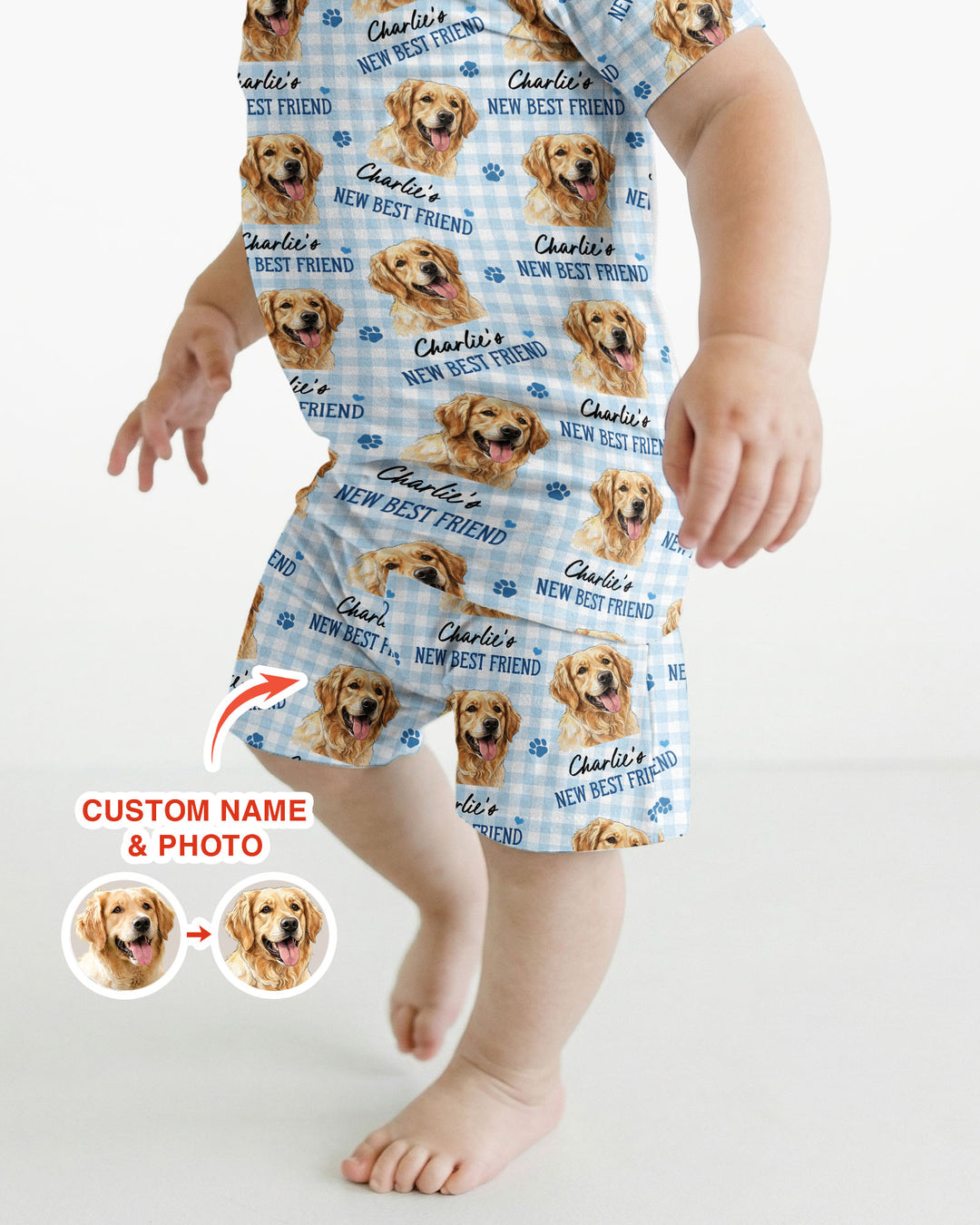 New Best Friend Bamboo Two Piece Short Sleeve Shorts Pajama Set