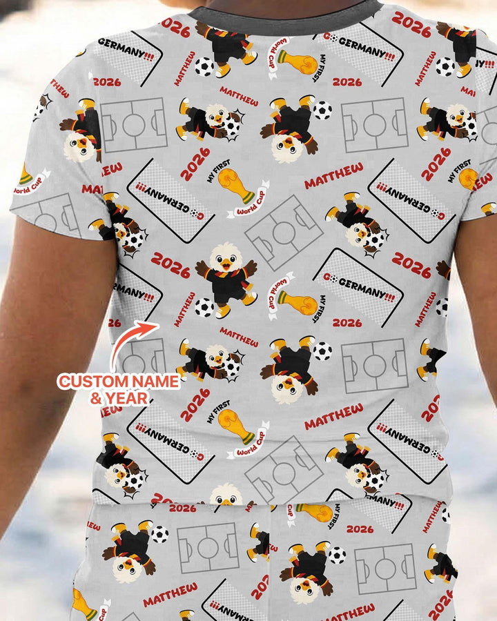 My First World Cup Bamboo Two Piece Short Sleeve Pajama Set