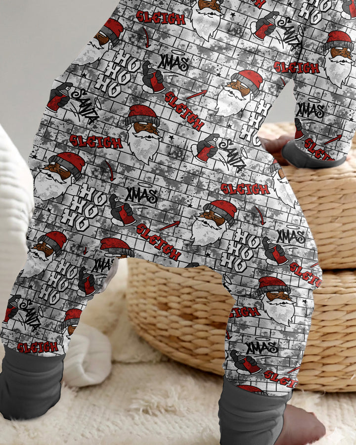 Santa Swag Christmas Bamboo Convertible Zippy