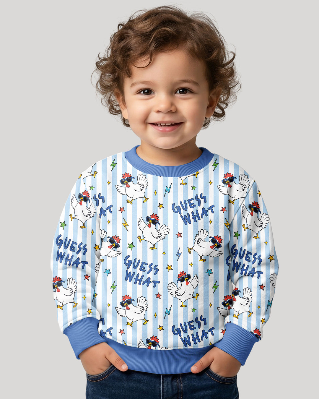 Guess What Chicken Butt! Bamboo Crewneck Sweatshirt