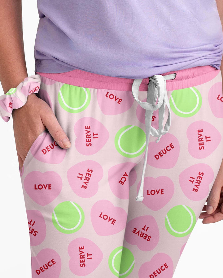Tennis with Love Bamboo Women Pajama Set