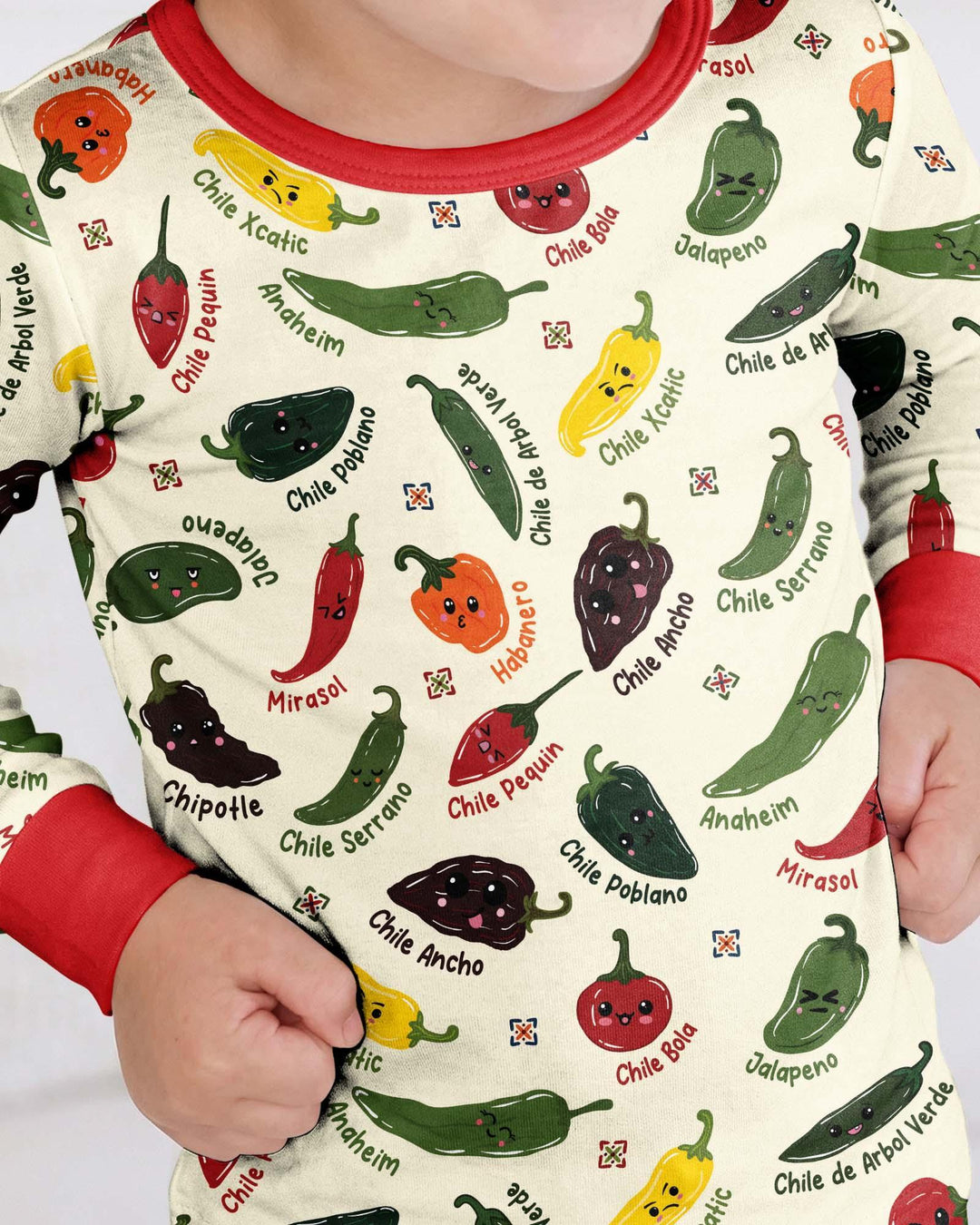Template Bamboo Two Piece Long Sleeve Pyjamas Set