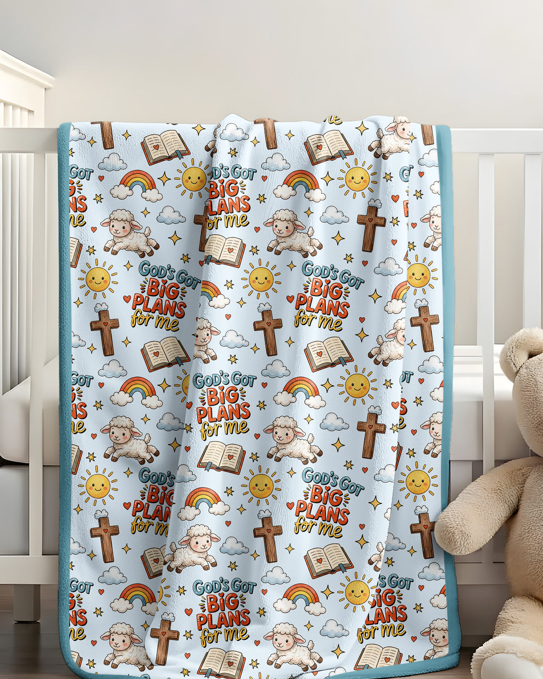 God's Got Big Plans For Me Bamboo Blanket