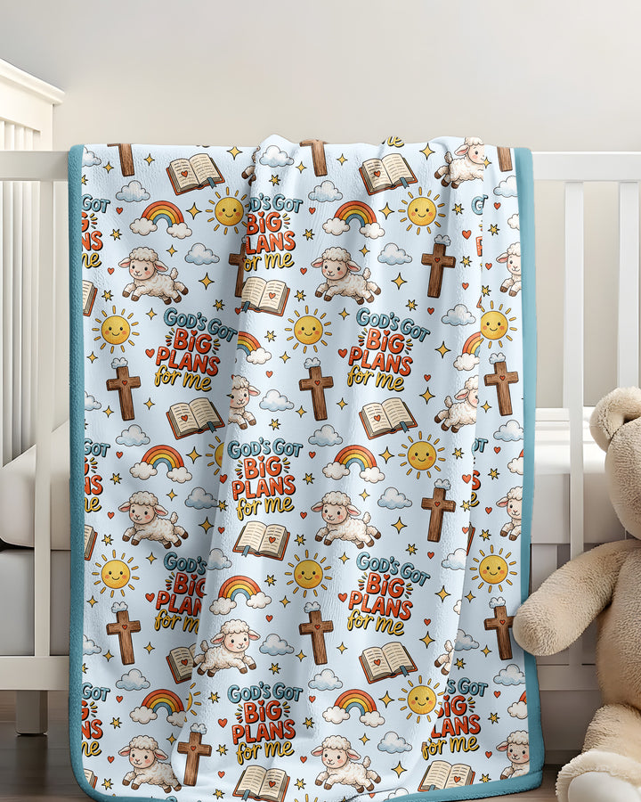 God's Got Big Plans For Me Bamboo Blanket