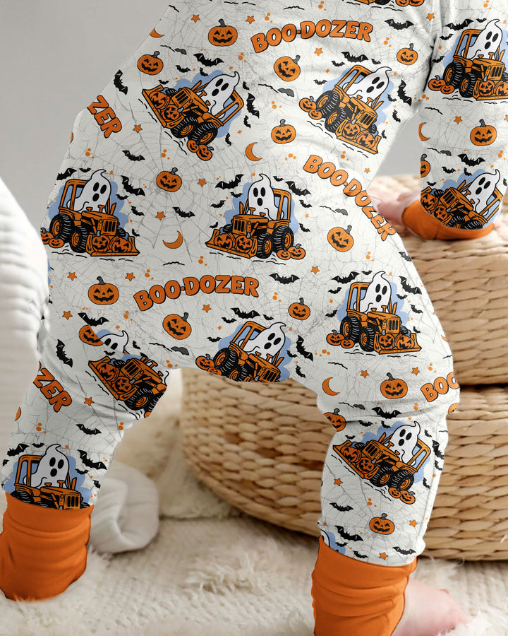 Boo-dozer Halloween Bamboo Convertible Zippy