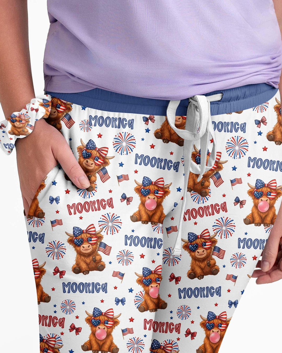 Moo-Rica Cowgirl Bamboo Women Pajama Set