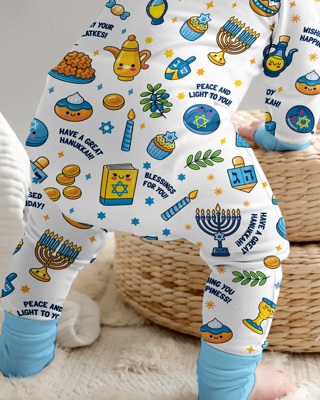 Kawaii Menorah Holiday Bamboo Convertible Zippy