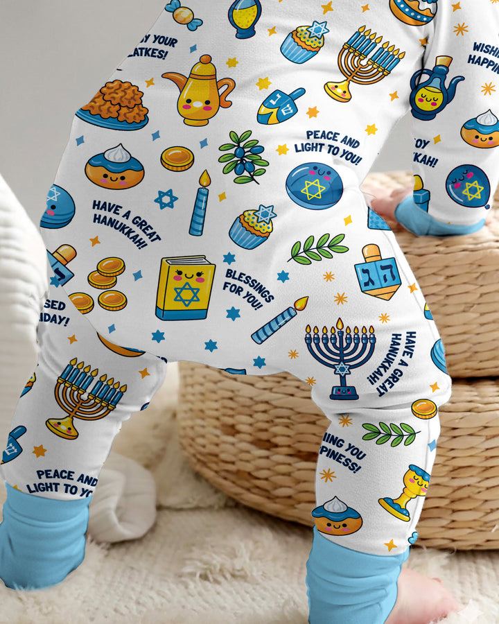 Kawaii Menorah Holiday Bamboo Convertible Zippy