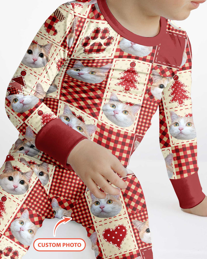 Christmas Ugly Pet Bamboo Two Piece Long Sleeve Pajama Set