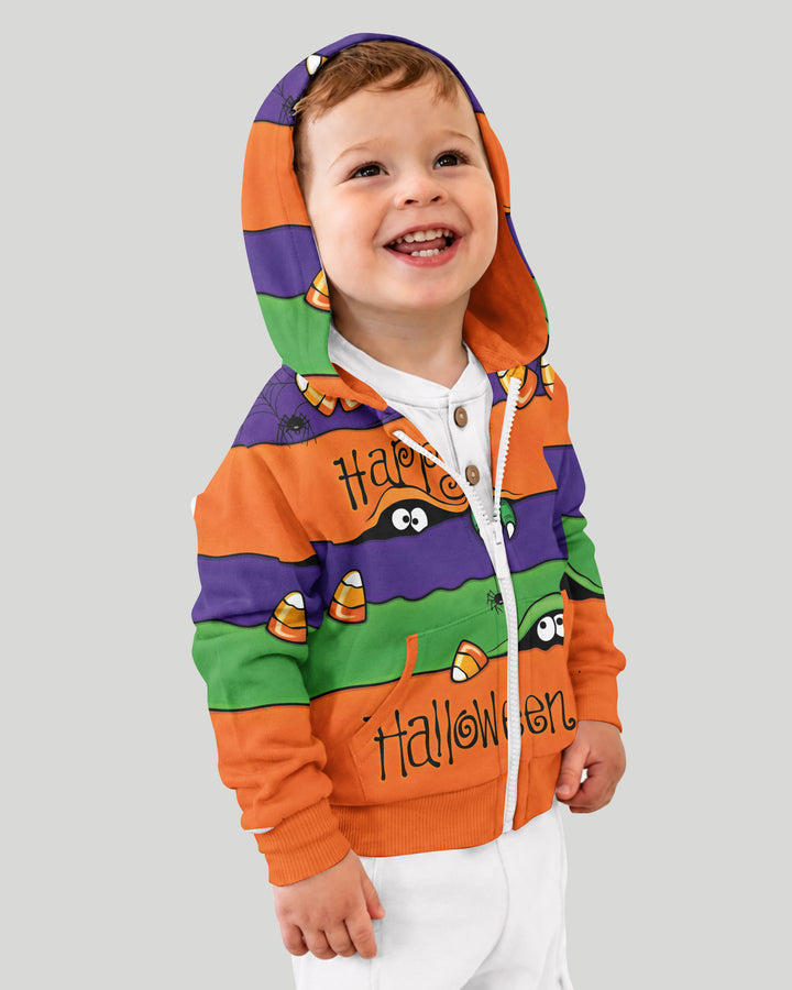 Happy Halloween Bamboo Zip Hoodie