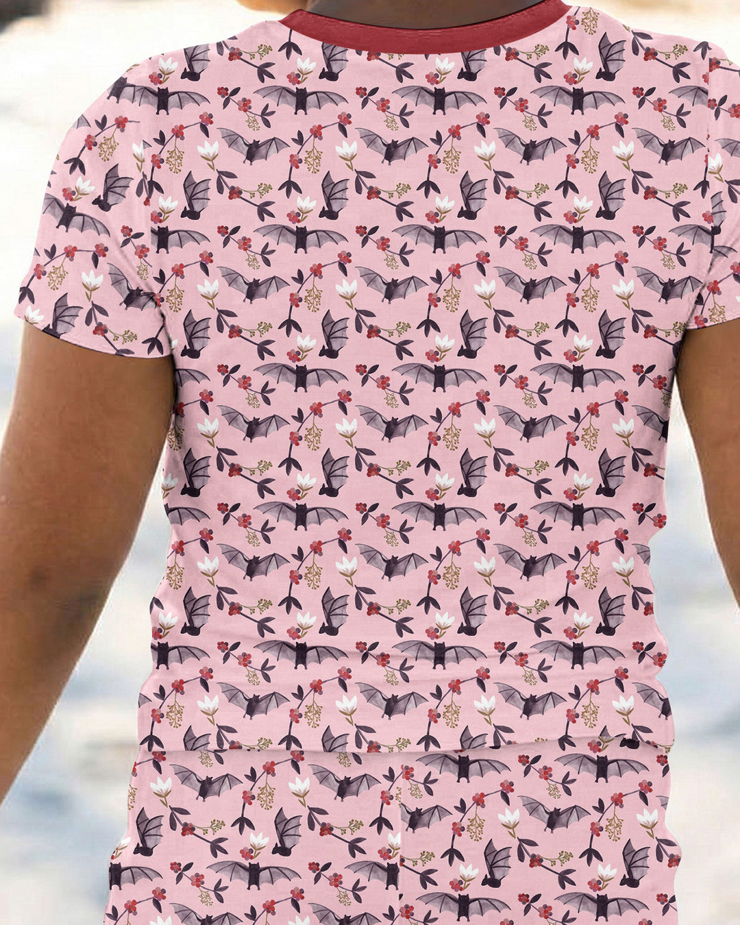 Fruit Bats Bamboo Two Piece Short Sleeve Pajama Set