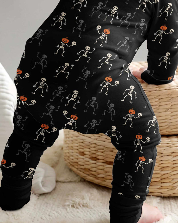 Halloween Dancing Skeleton Bamboo Convertible Zippy