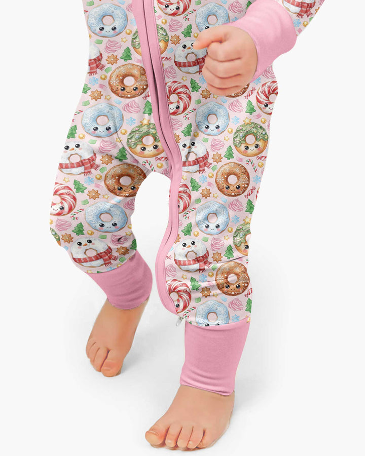 Kawaii Christmas Donuts Bamboo Convertible Zippy