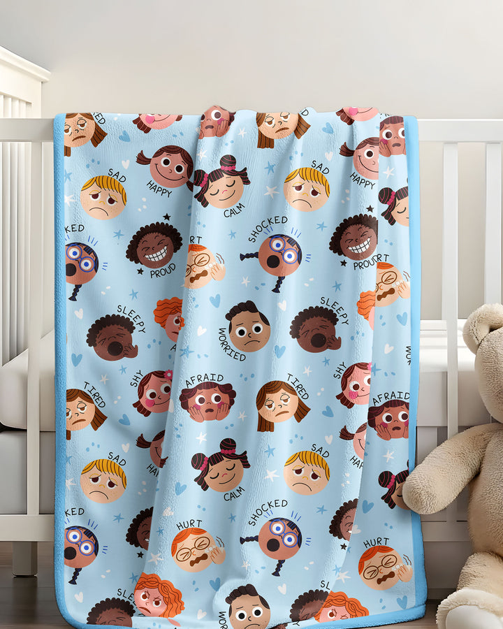 Feelings Vocabulary Bamboo Blanket