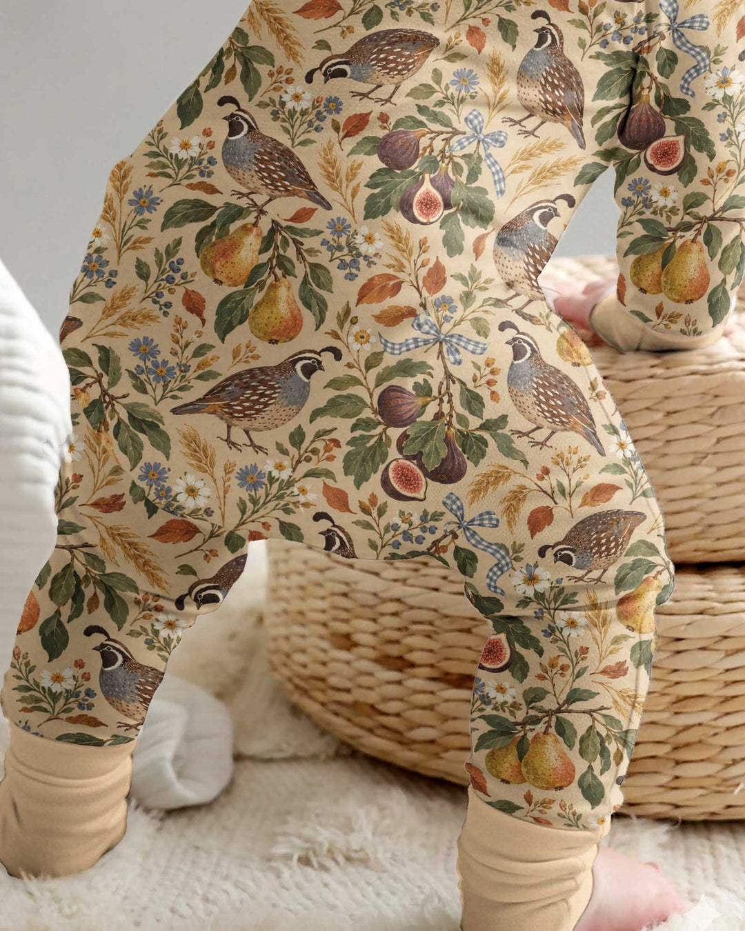 Quail & Pears Bamboo Convertible Zippy