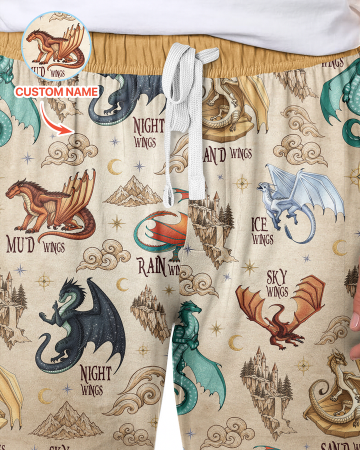 Elemental Dragons Bamboo Men's Pajama Set