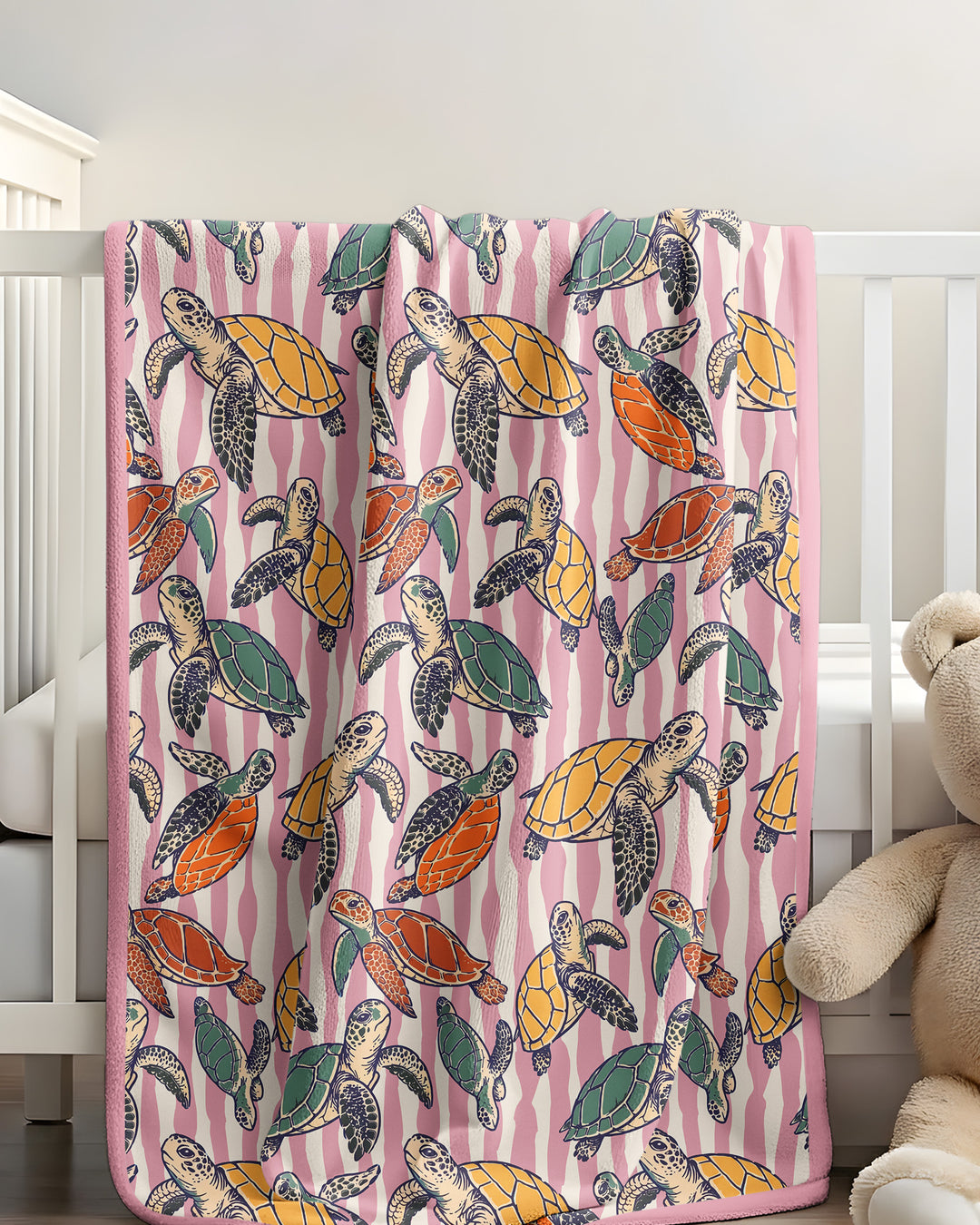 Turtle Bay Family Matching Bamboo Blanket