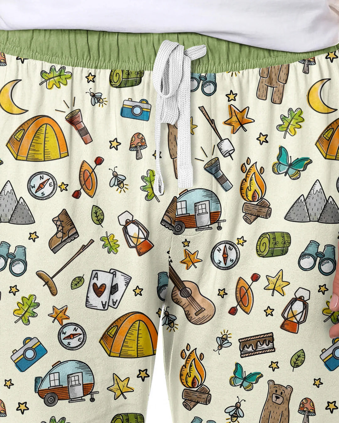 Love Camping Matching Family Bamboo Men's Pajama Set