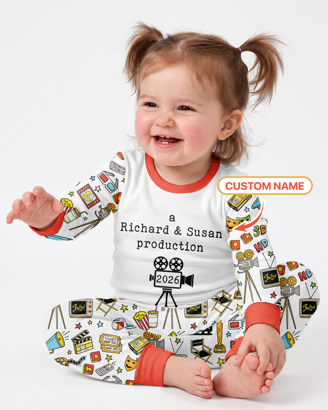 A Mom & Dad Production Bamboo Two Piece Long Sleeve Pajama Set