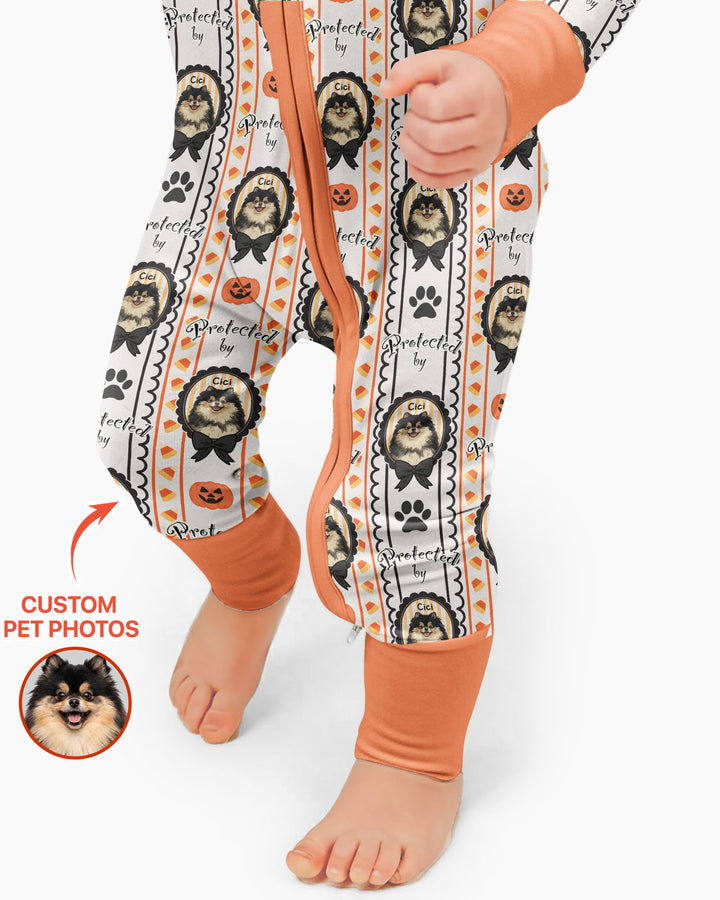 Custom Pet Photos Spooky Protector Bamboo Convertible Zippy