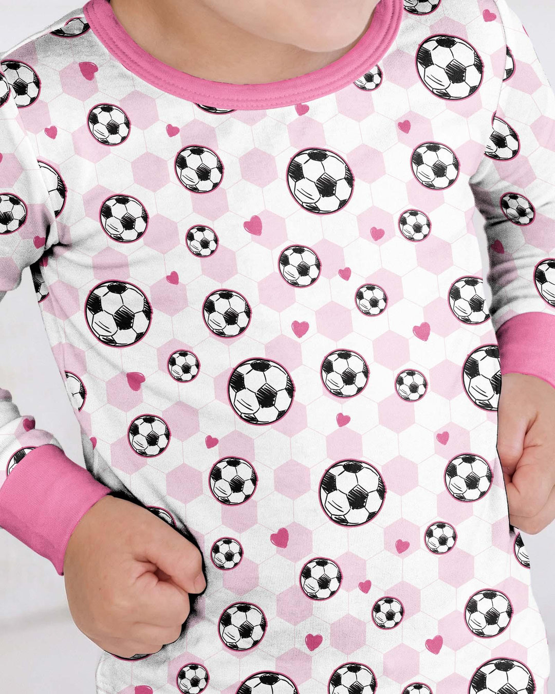 Goal Squad Family Matching Bamboo Two Piece Long Sleeve Pajama Set