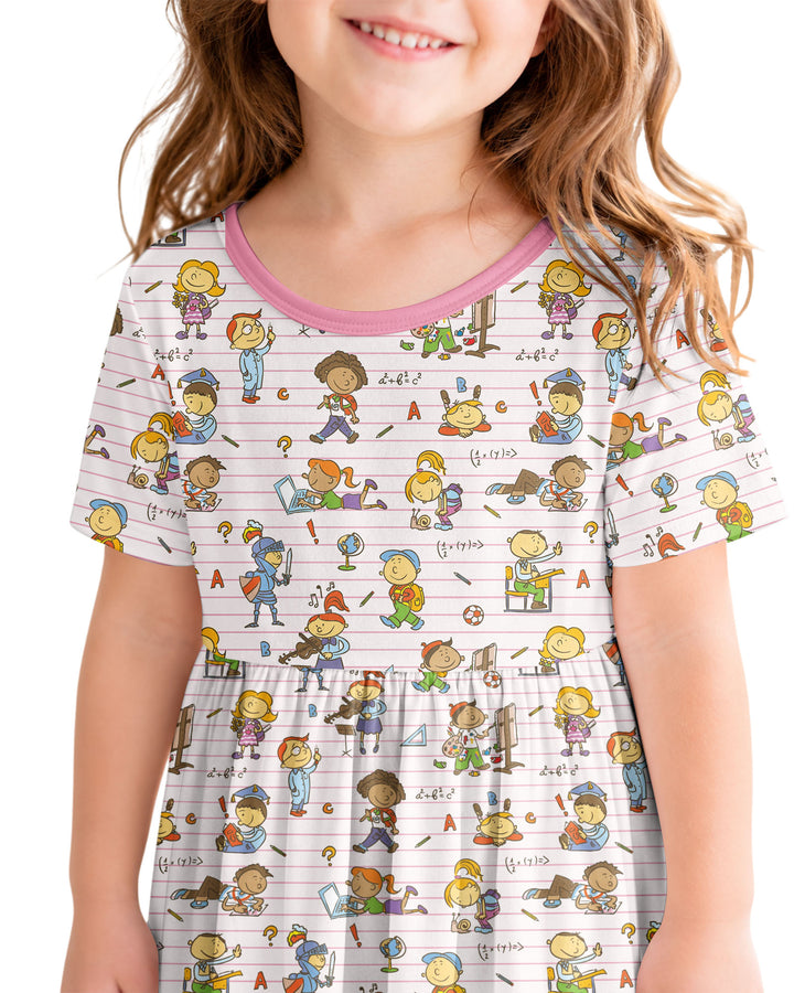 School Days Adventure Bamboo Twirl Dress