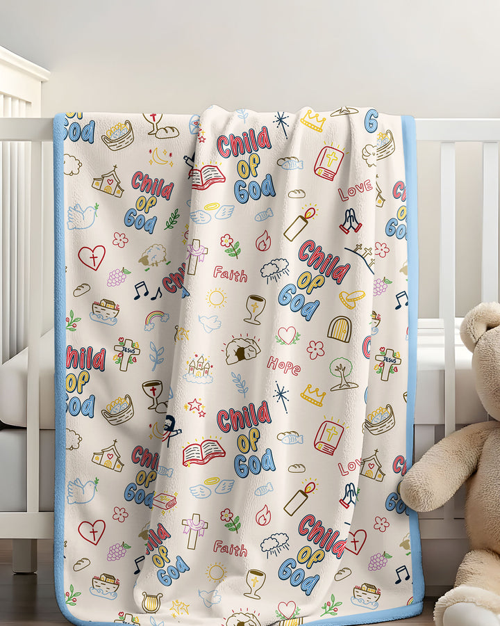 A Child Of God Family Matching Bamboo Blanket