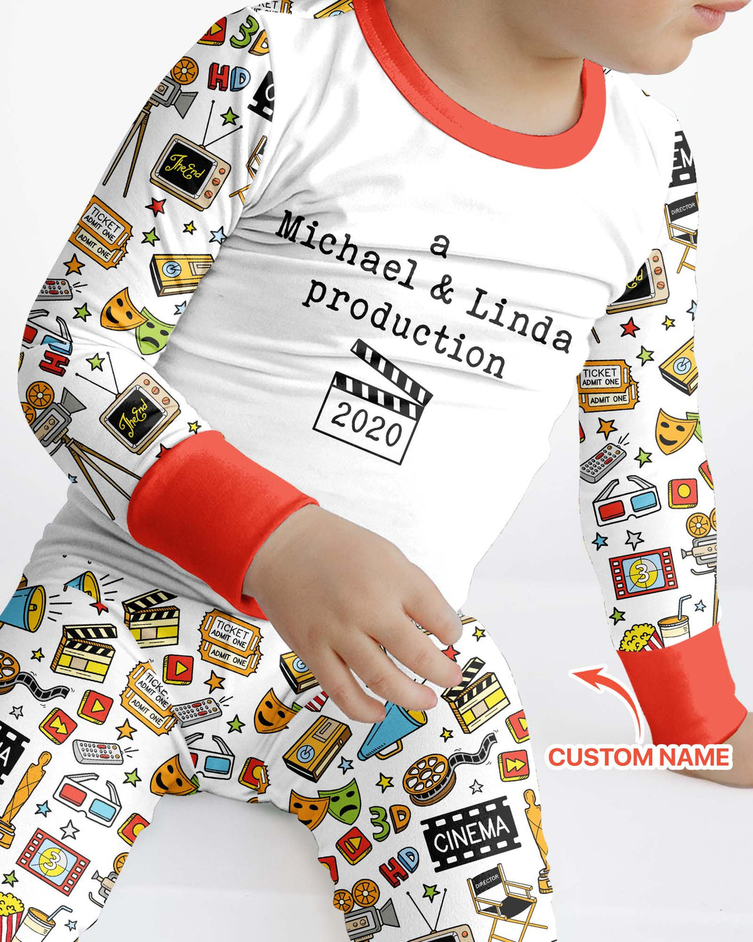A Mom & Dad Production Bamboo Two Piece Long Sleeve Pajama Set