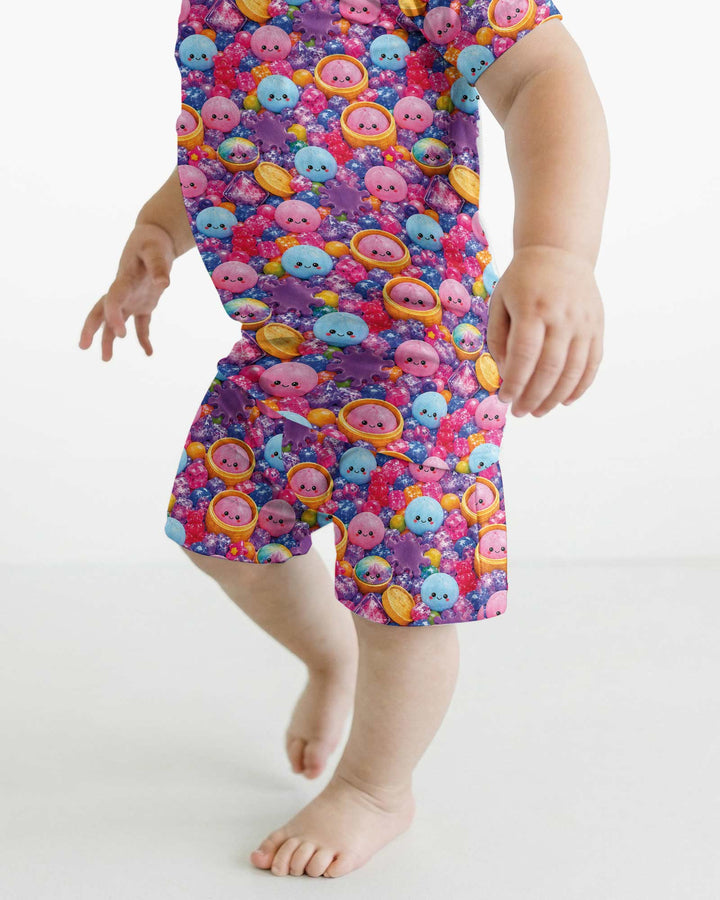 Template Bamboo Two Piece Short Sleeve Shorts Pyjamas Set