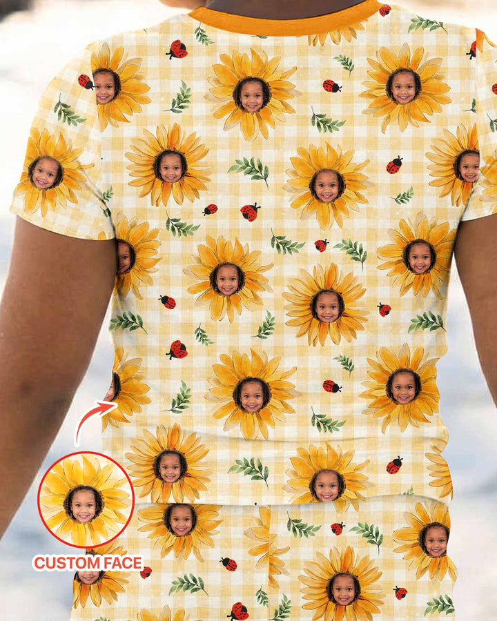 CUSTOM Template Bamboo Two Piece Short Sleeve Pyjamas Set