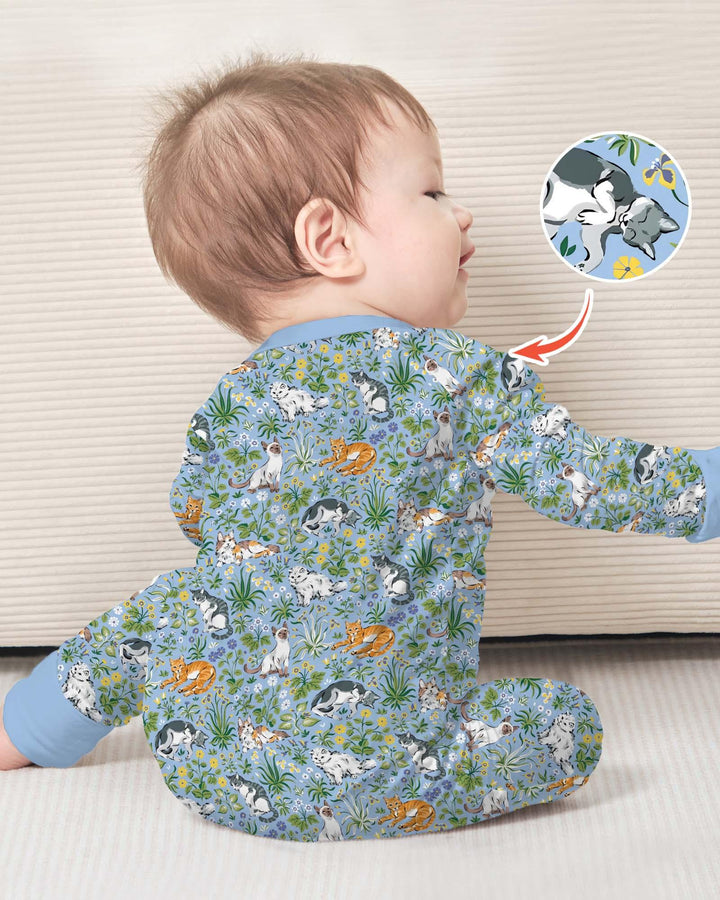 Kitten Garden Family Matching Bamboo Convertible Zippy