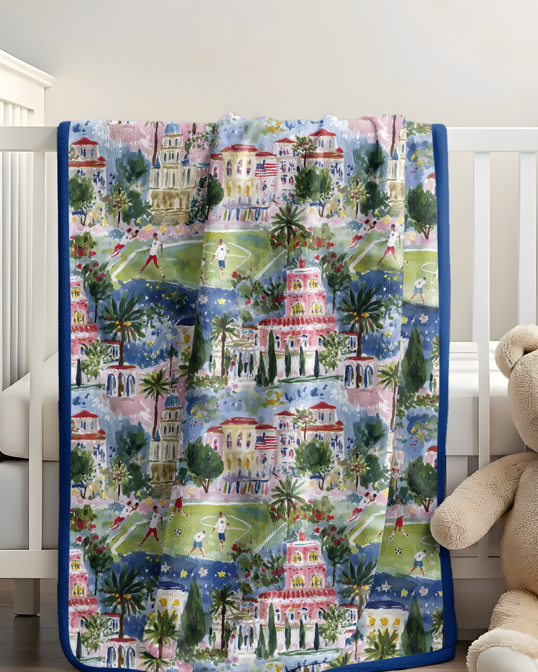Soccer Tour 2026 Bamboo Blanket