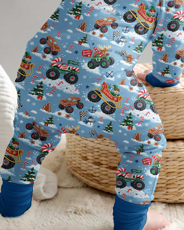 Holiday Monster Truck Bamboo Convertible Zippy