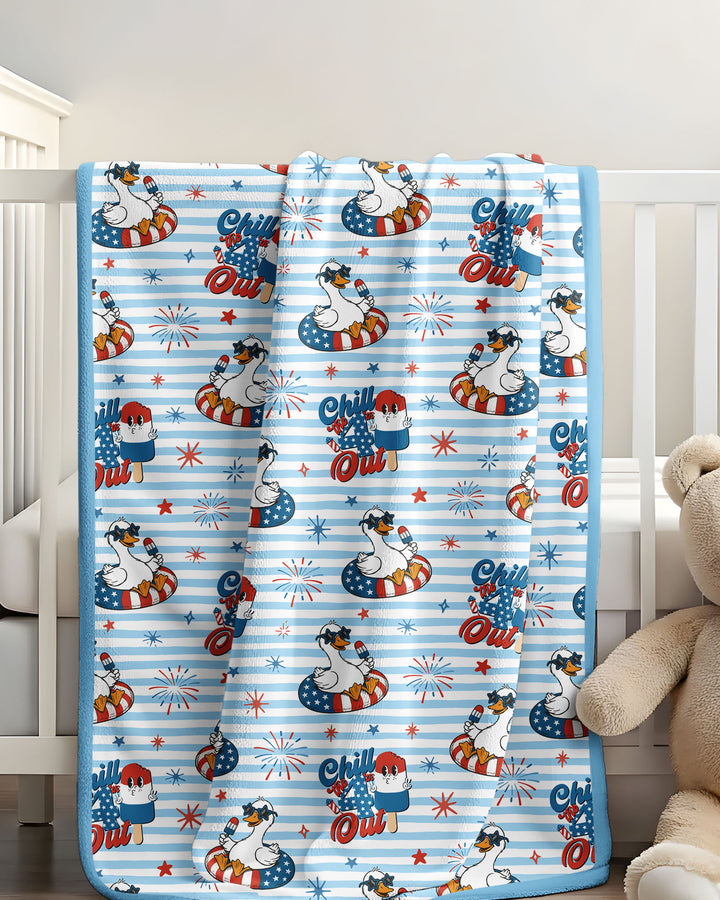 Chill the Fourth Out Bamboo Blanket