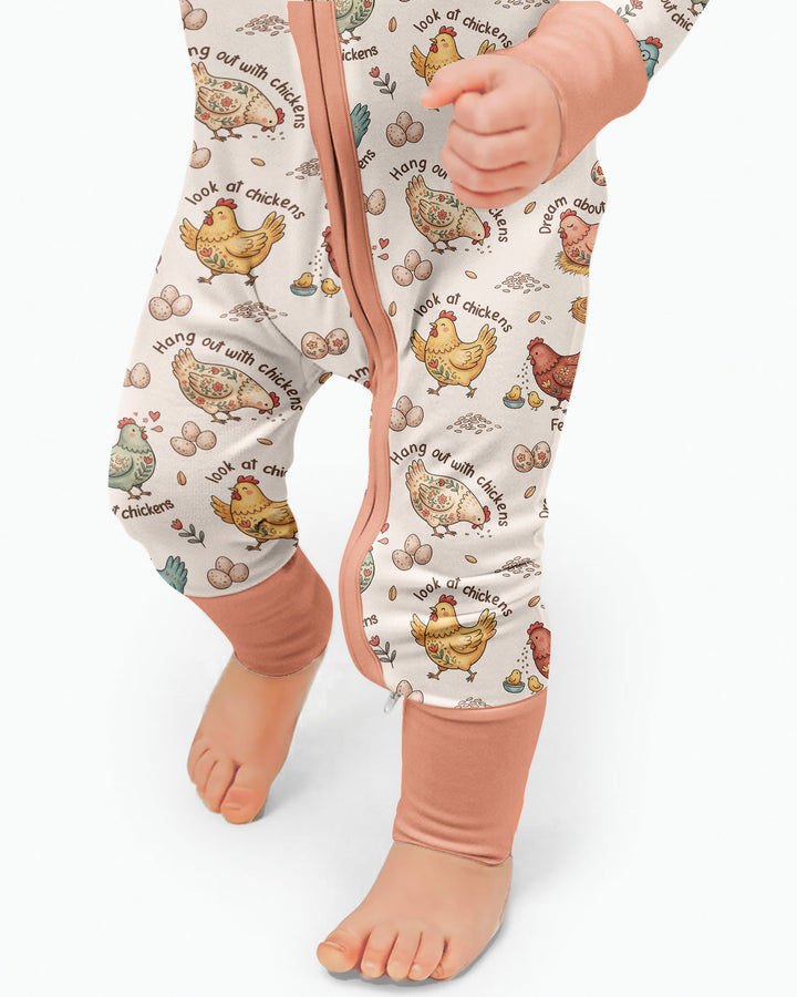 Chicken Lover Bamboo Convertible Zippy