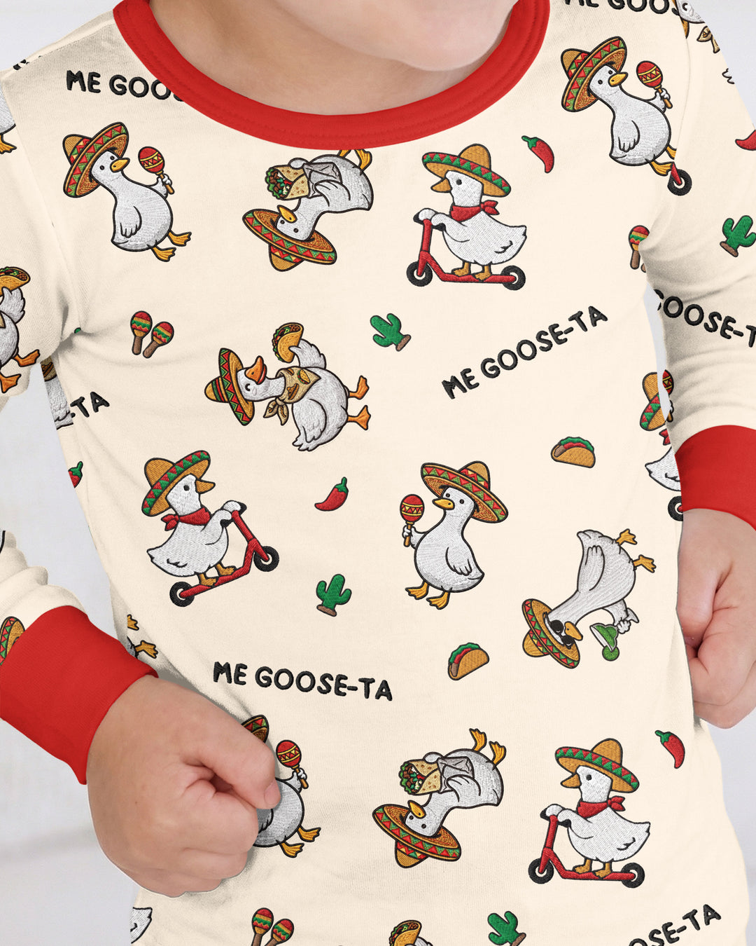 Me-Goose-Ta Bamboo Two Piece Long Sleeve Pajama Set