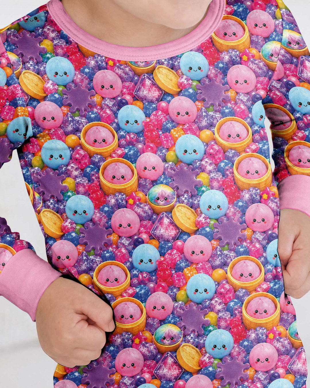 Template Bamboo Two Piece Long Sleeve Pyjamas Set