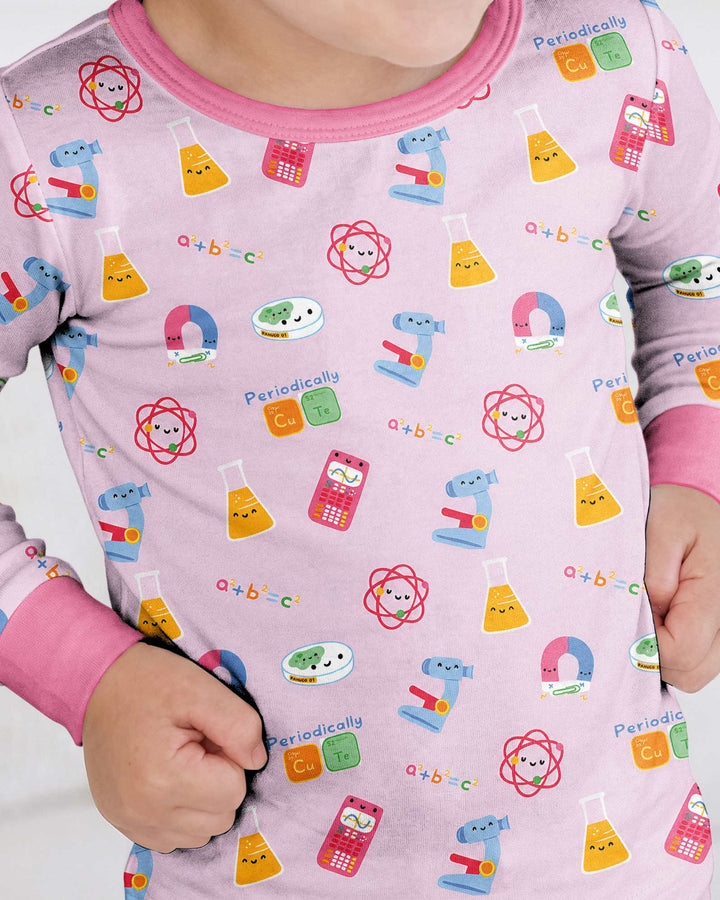 Scientist Lover Family Matching Bamboo Two Piece Long Sleeve Pajama Set