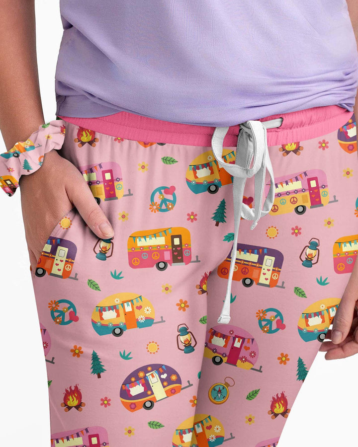 Happy Little Camper Women Pajama Set