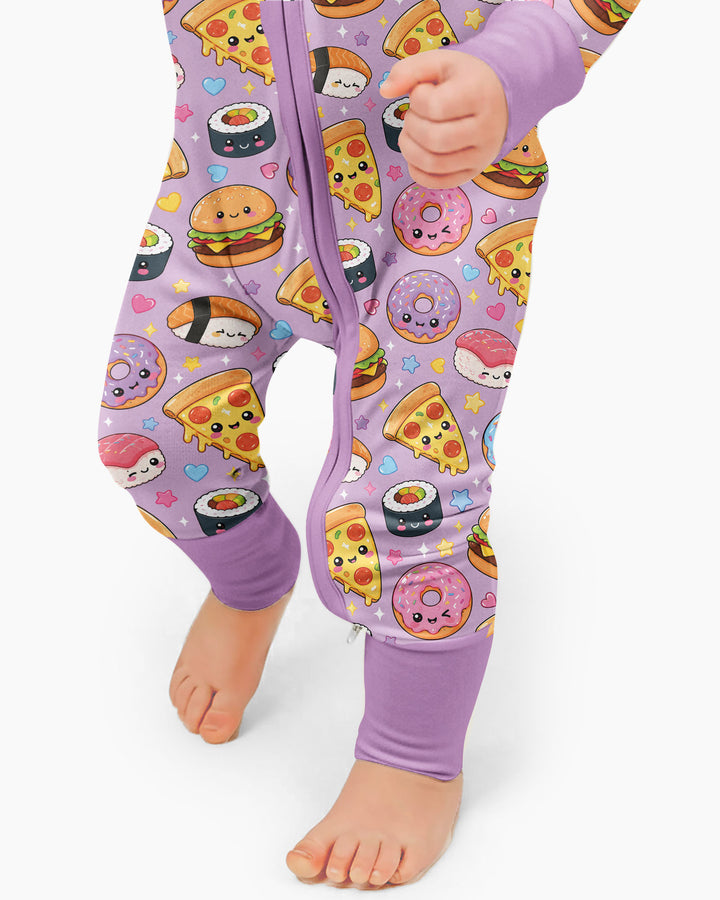 Kawaii Snack Party Bamboo Convertible Zippy