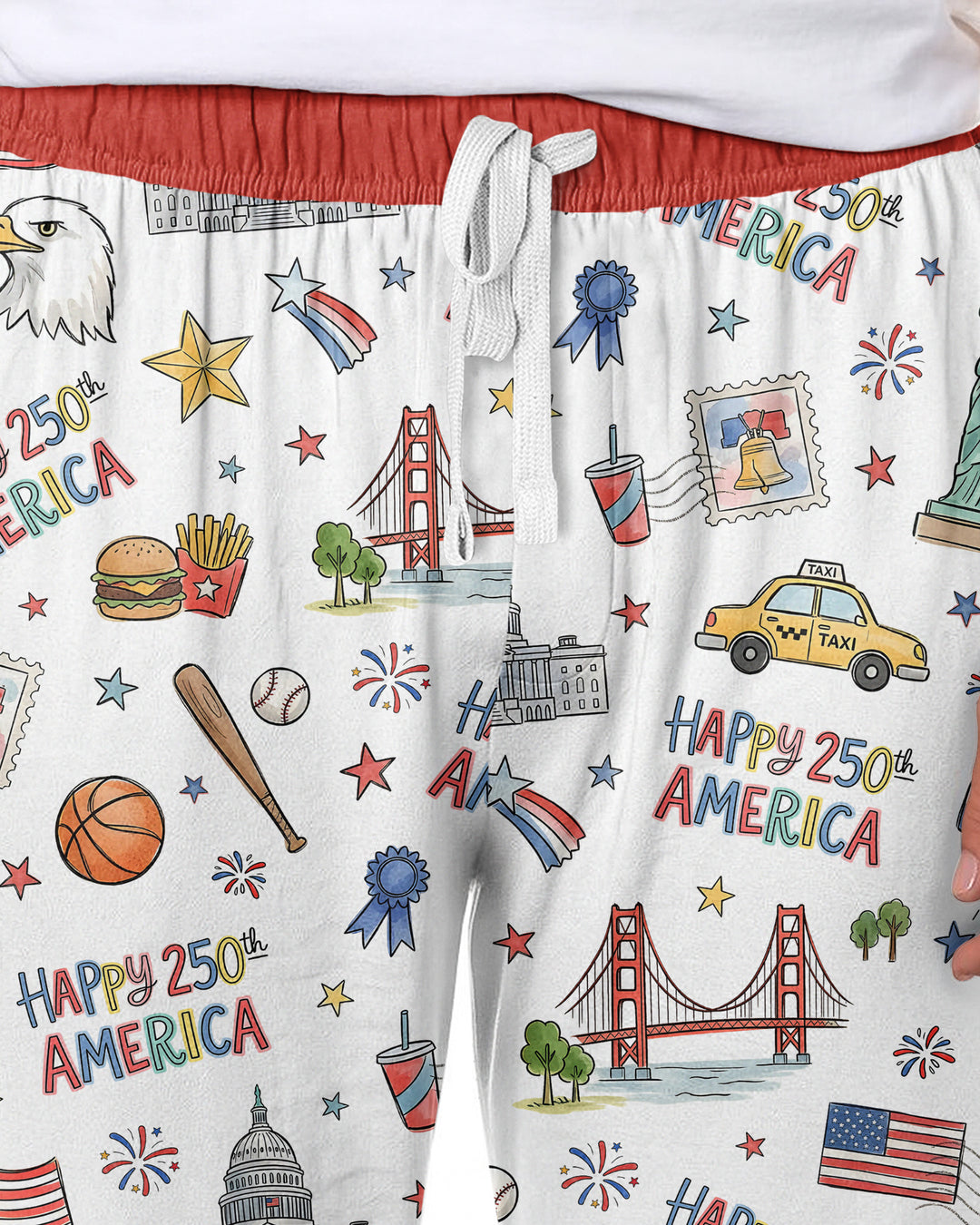 America 250 Celebration Bamboo Men's Pajama Set