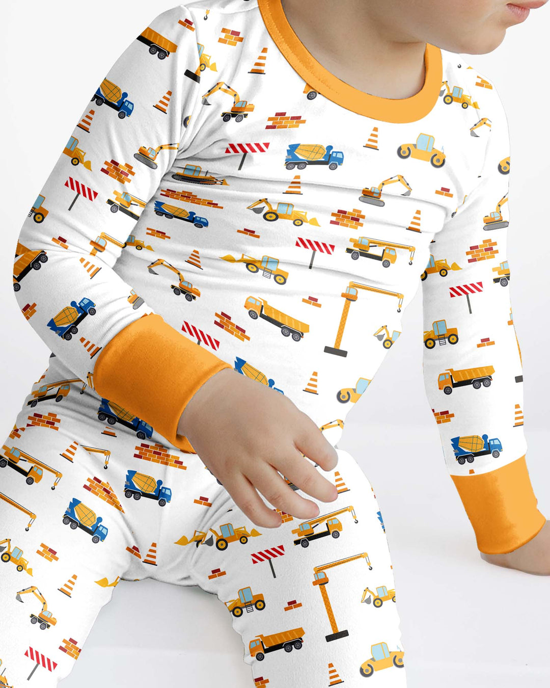 Construction Bamboo Two Piece Pyjamas Set