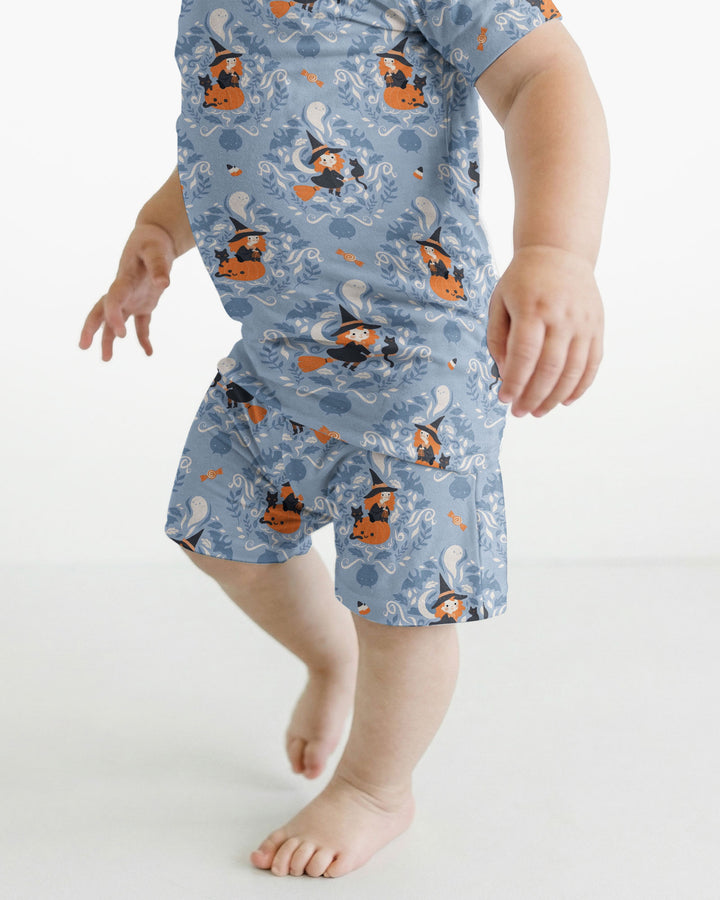 Sweet Witches Bamboo Two Piece Short Sleeve Shorts Pajama Set