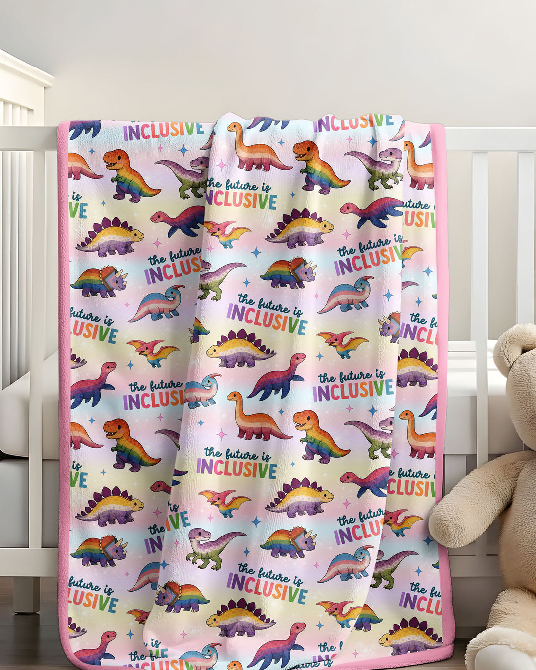 The Future is Inclusive Bamboo Blanket