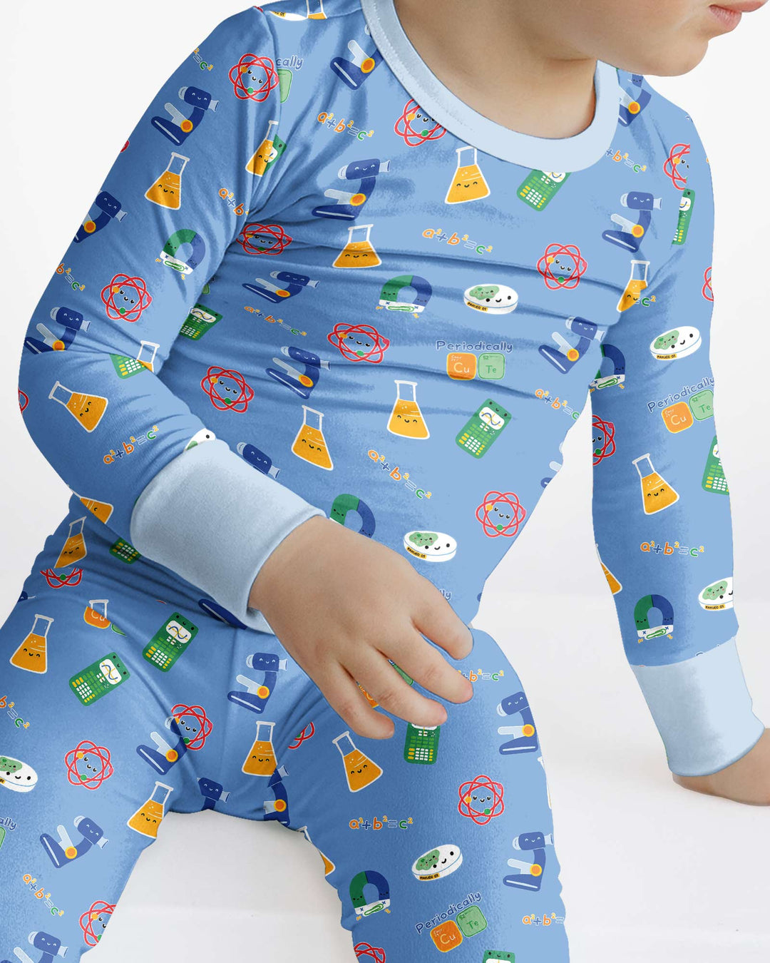 Scientist Lover Family Matching Bamboo Two Piece Long Sleeve Pajama Set