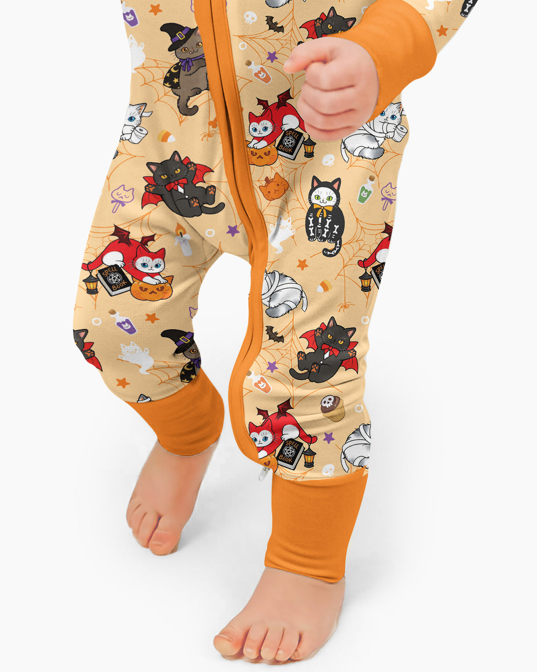 Spooky Kittie Bamboo Convertible Zippy