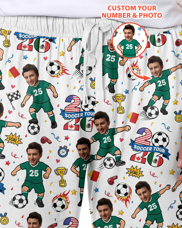 Soccer Tour 2026 Best Player Bamboo Men's Pajama Set