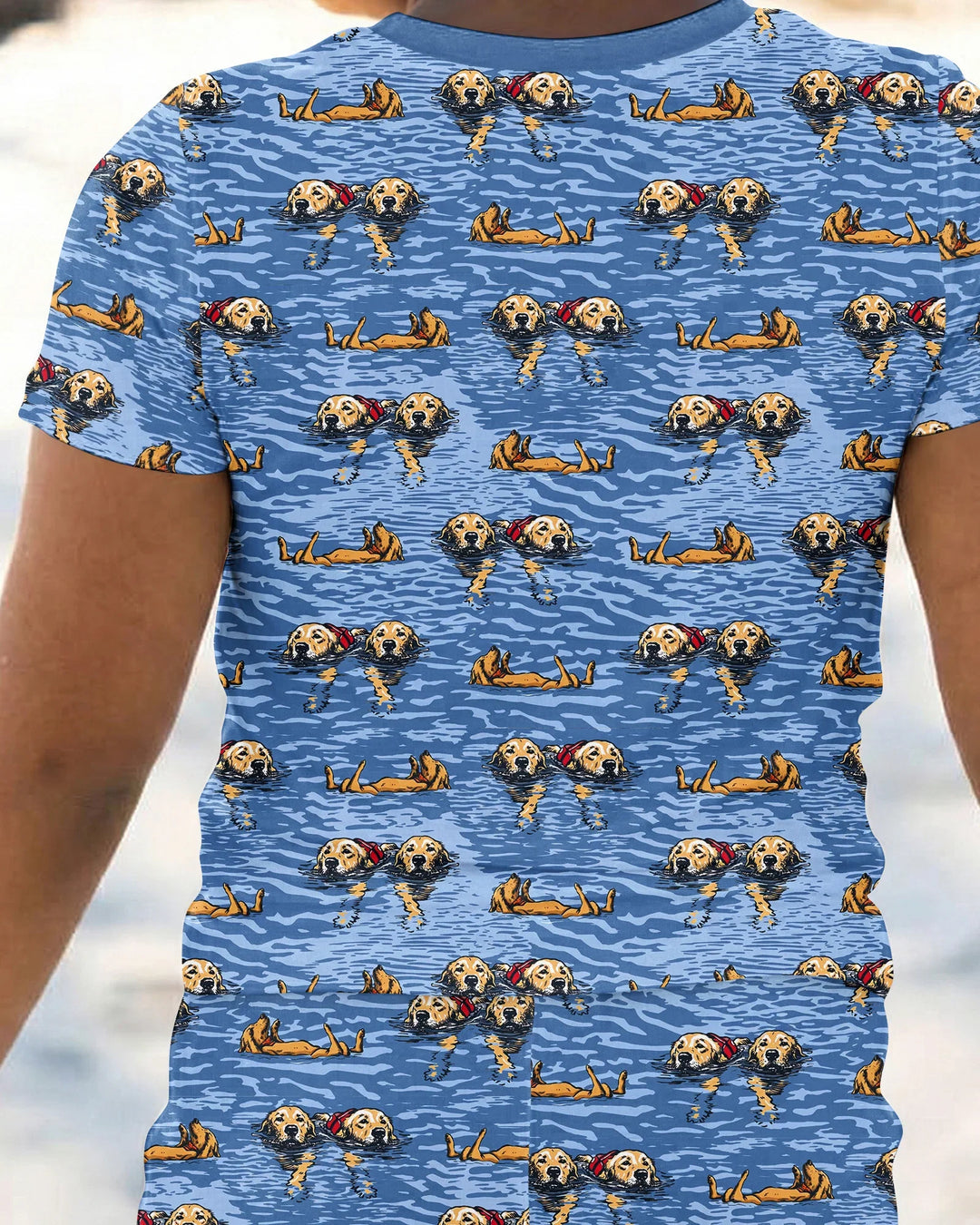 It's Lake Time Bamboo Two Piece Short Sleeve Pajama Set